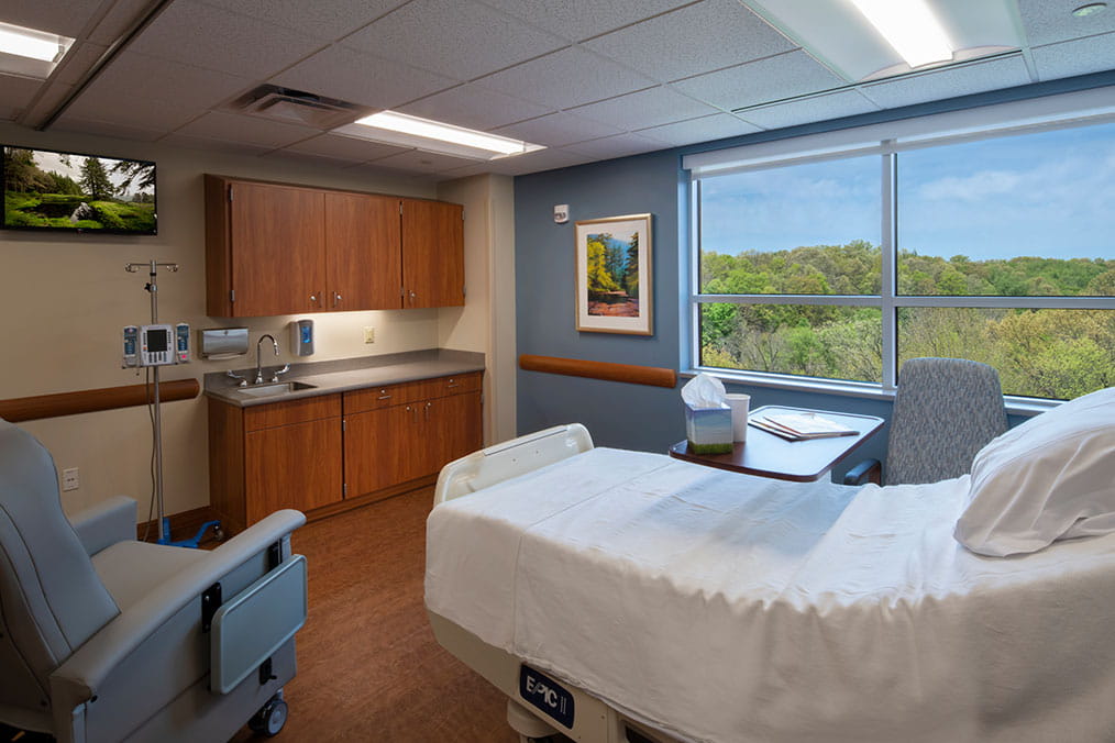 Private treatment room, Greenville campus